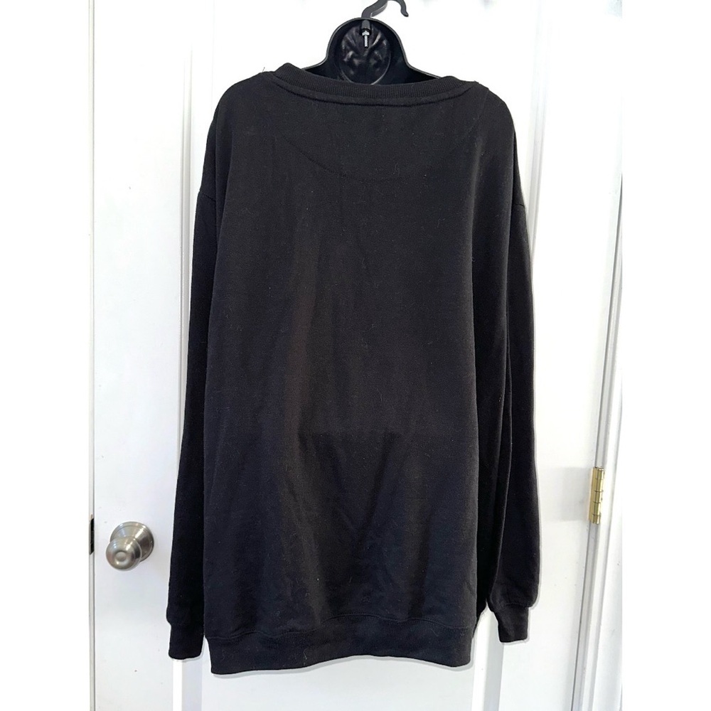 Rolling Stones Black Crew Neck Swetashirt Lightweight - Picture 4 of 5